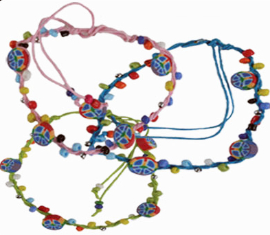Reduced Price for Special Limited Time Multicolor Peace Sign Wish Bracelet